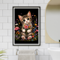 Cute Cat Holding a Bouquet  / Cats Printable Art 1 / Premium Printable Digital Download