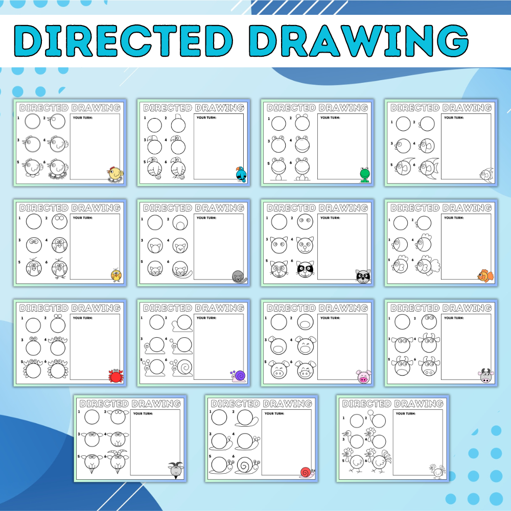 Directed Drawing Art Book (downloadable digital product)