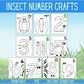 Insect Number Crafts (downloadable digital product)