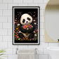 Cute Panda Holding a Bouquet / Pandas Printable Art 1 / Premium Printable Digital Download