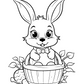 Easter Bunny Colouring Book