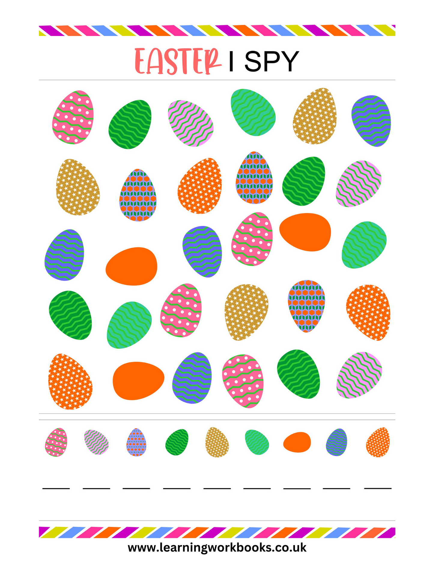 Easter I Spy Puzzle Book 1