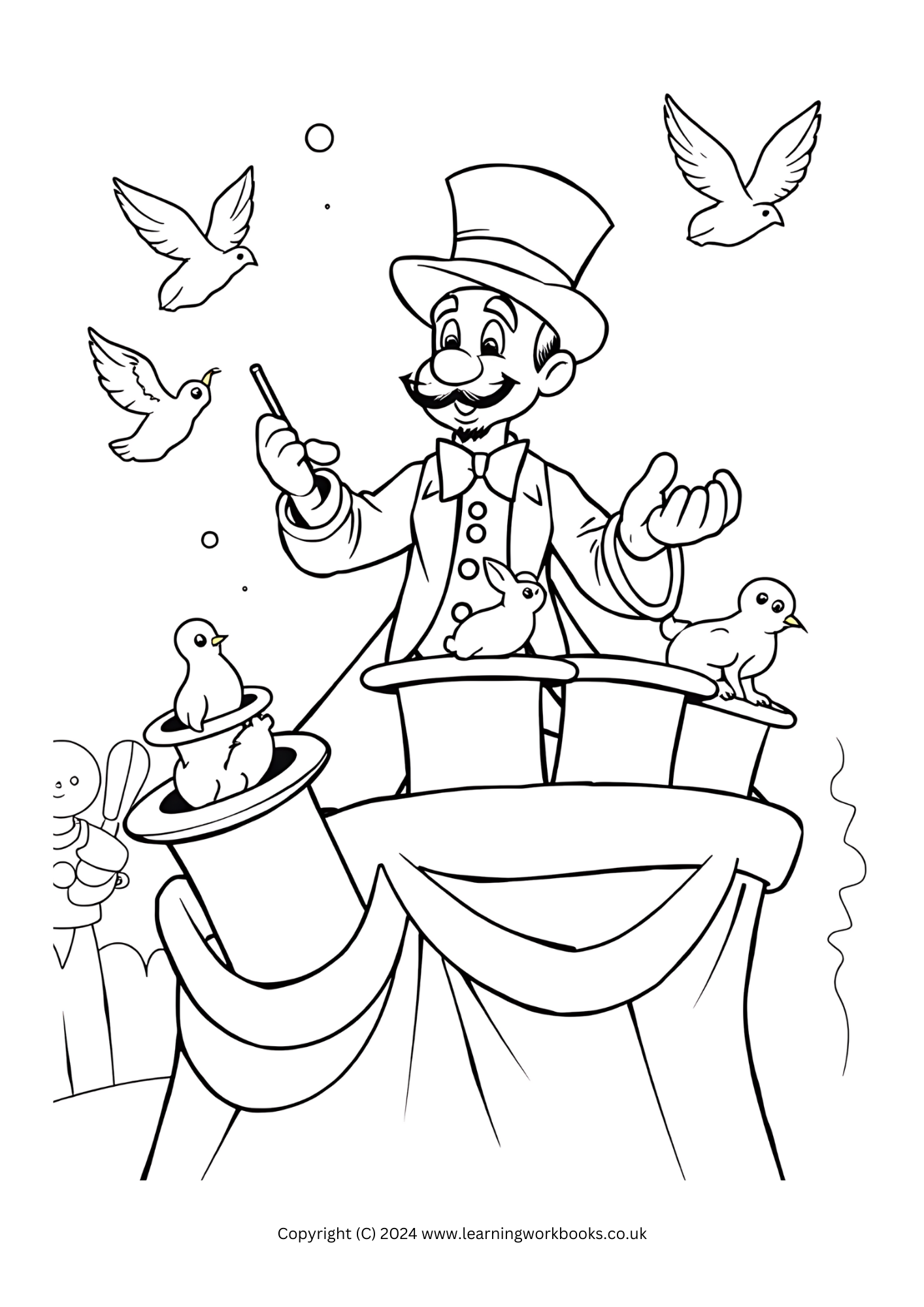 Halloween Costume Parade Colouring Book