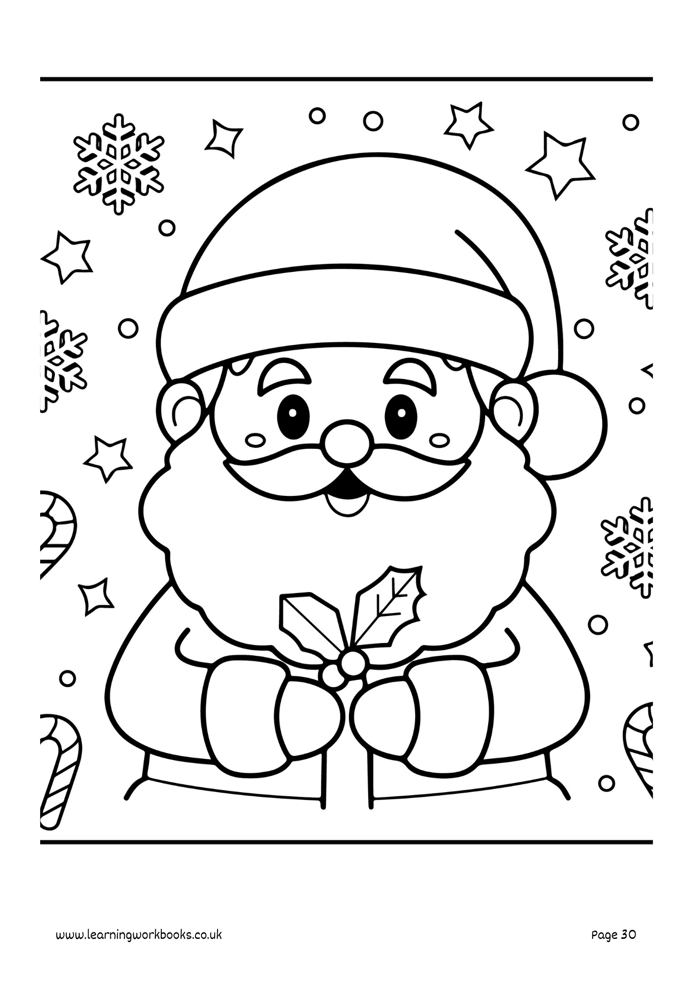 Christmas Colouring Book 12 (downloadable digital product)