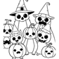 Pumpkin Patch Party Halloween Colouring Book