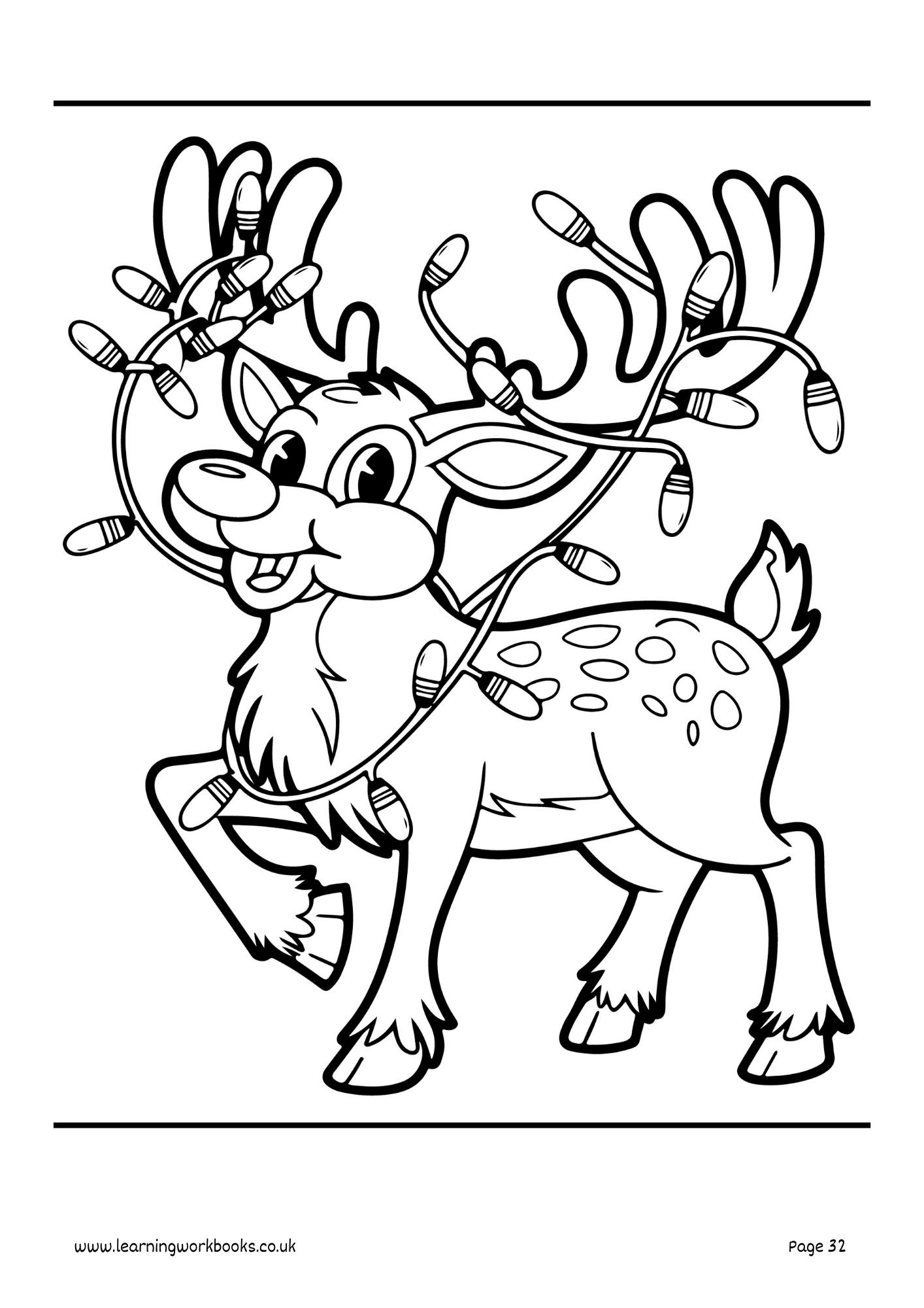 Christmas Colouring Book 10 (downloadable digital product)