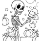 Halloween Art Studio Colouring Book