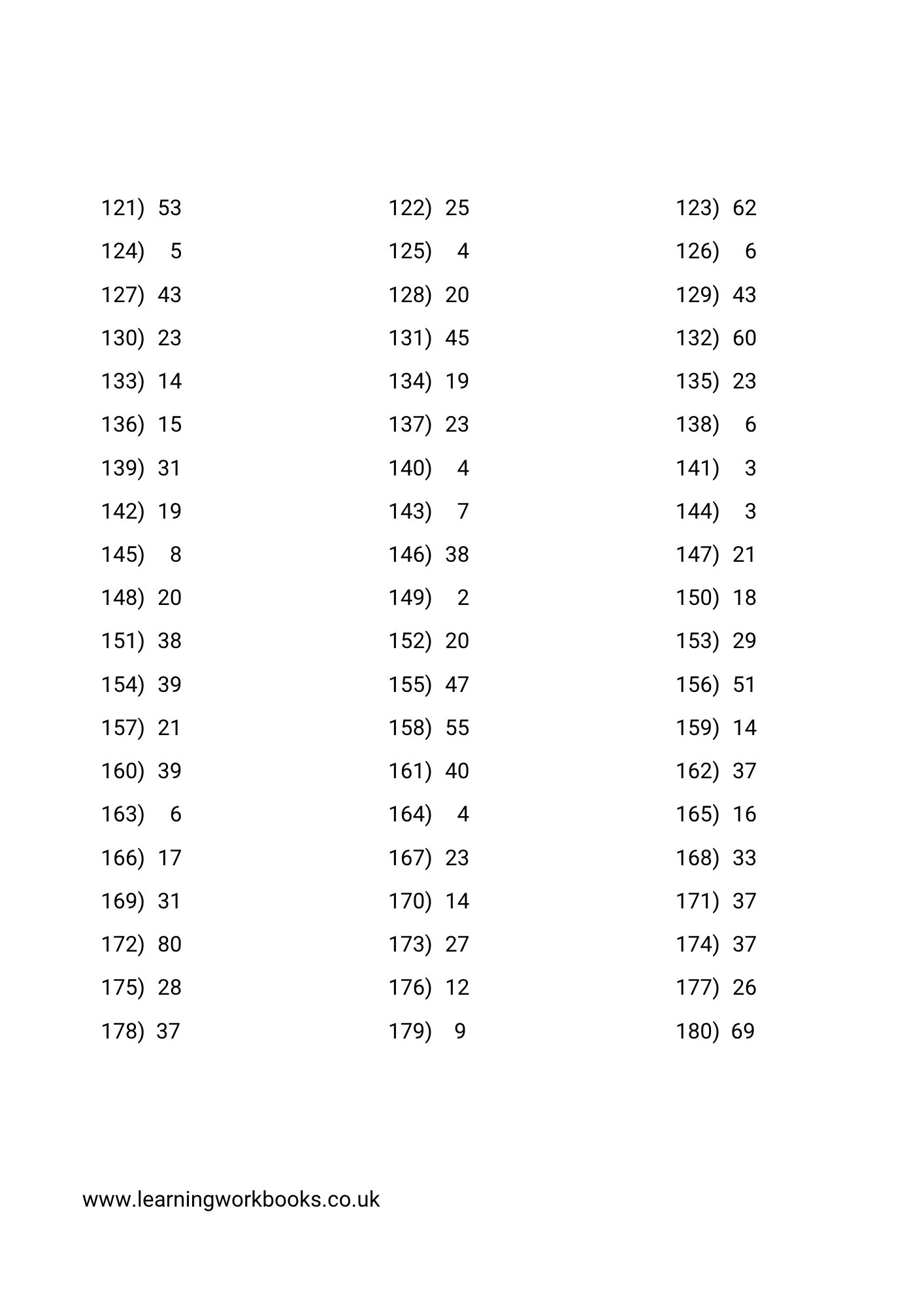 Subtracting 2 Digits From 2 Digit Numbers Workbook 3 (downloadable digital product)