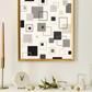 Modern Minimalist Geometric Squares Pattern / Geometric Patterns Wall Art 1 / Premium Printable Digital Download