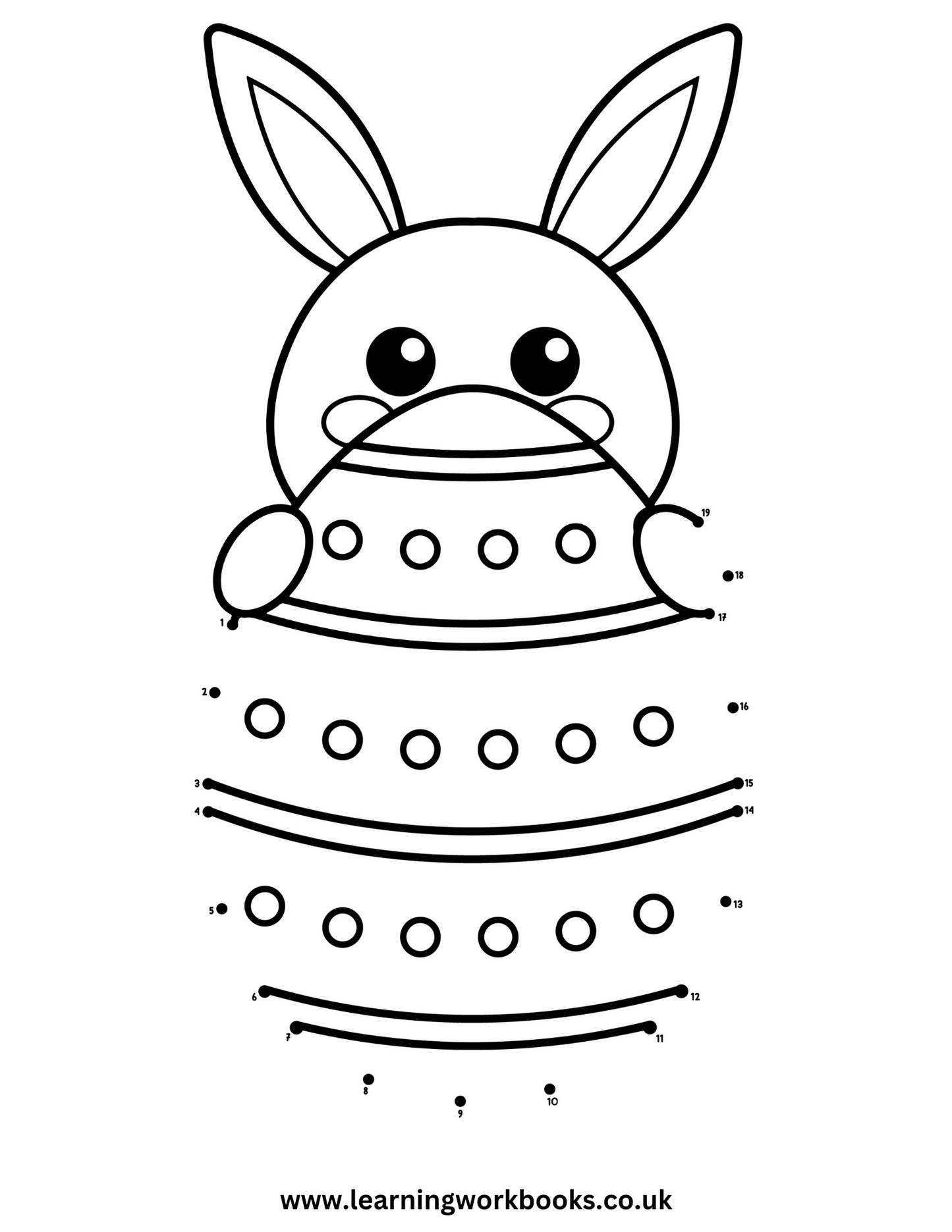 Easter Dot to Dot Book 1