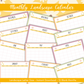 Yellow Spring Break Planner