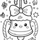 Kawaii Christmas Colouring Book 3 (downloadable digital product)