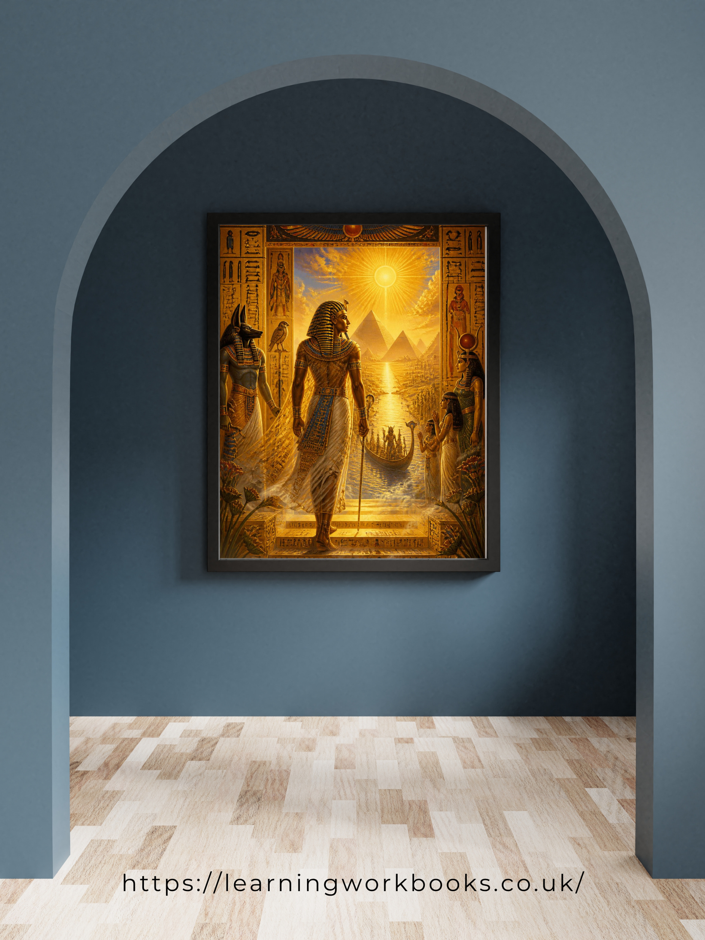 The Pharaoh's Journey into the Afterlife / Ancient Civilisation Printable Art 1 / Premium Printable Digital Download