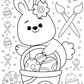 Happy Easter Colouring Book