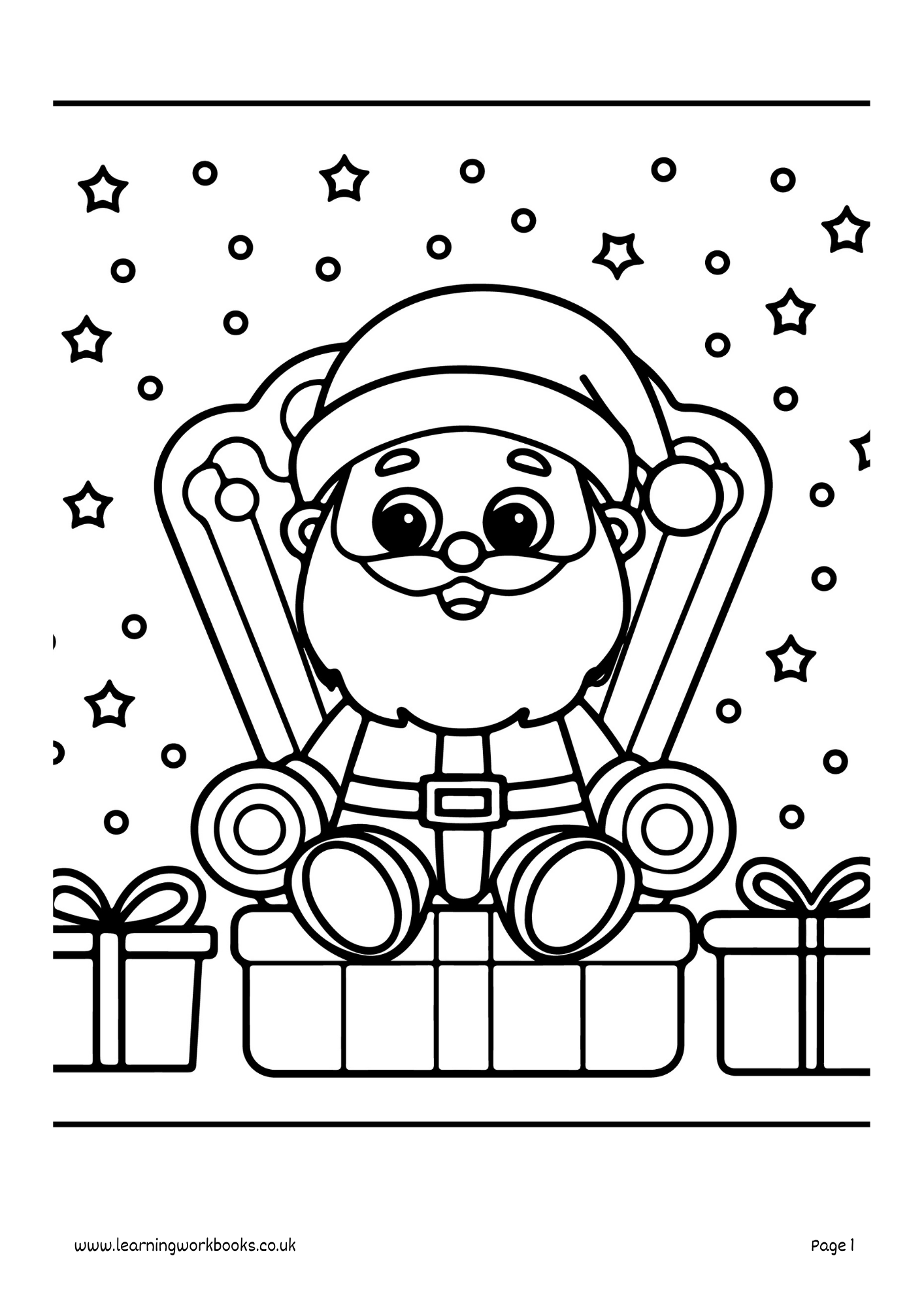 Christmas Colouring Book 9 (downloadable digital product)