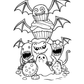 Monster Bakery Halloween Colouring Book