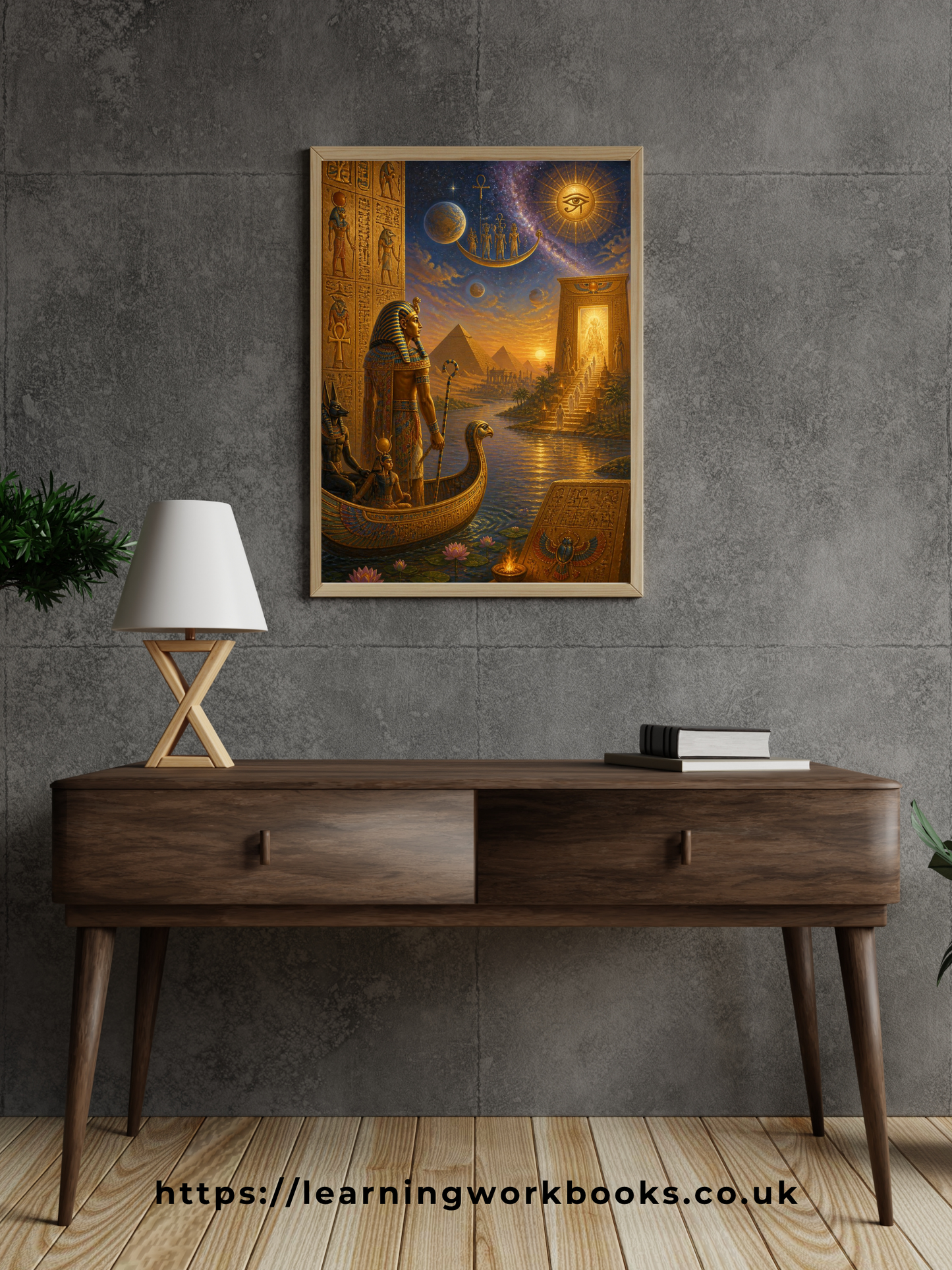 The Pharaoh's Journey into the Afterlife / Ancient Civilisation Printable Art 2 / Premium Printable Digital Download