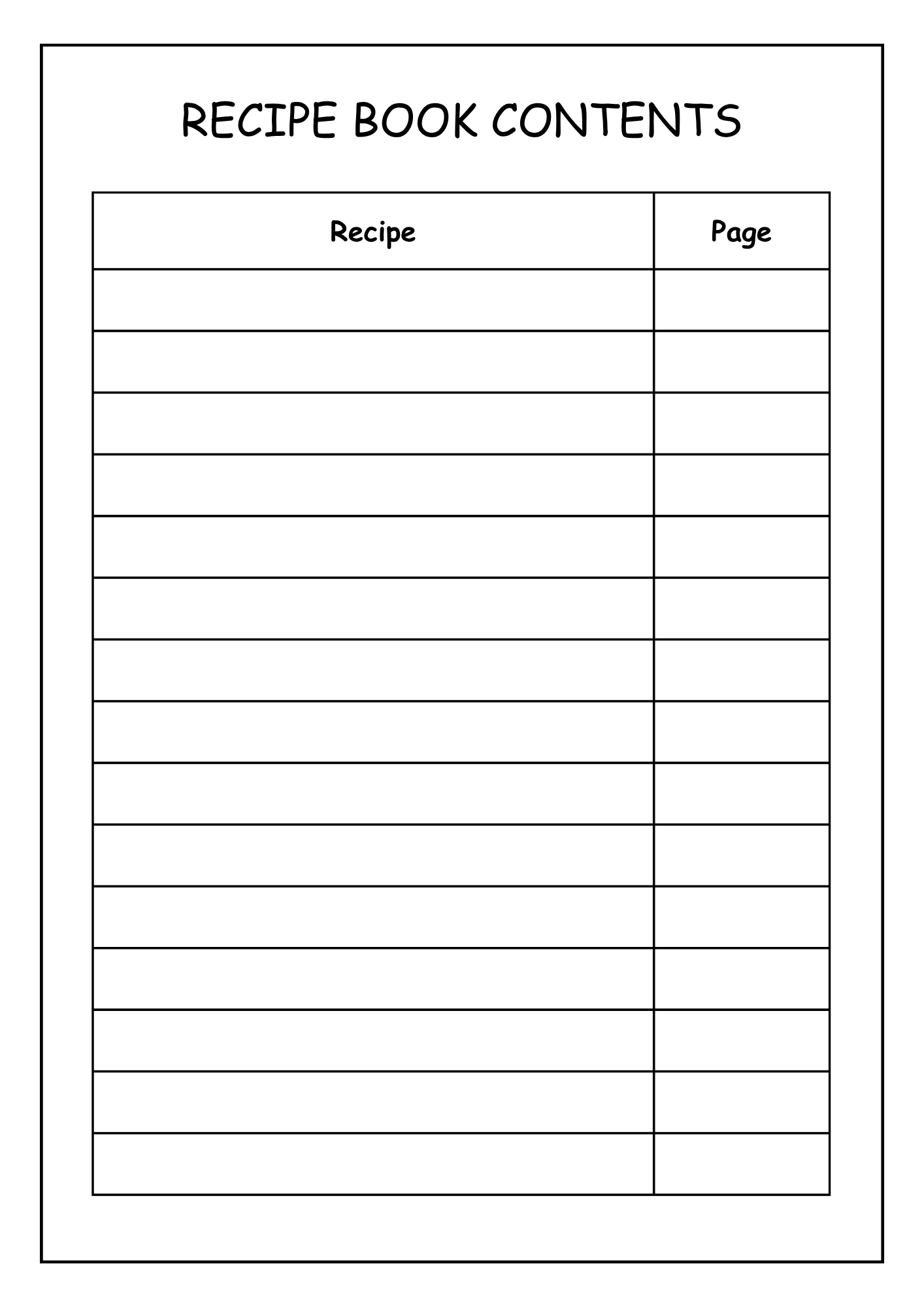 Recipe Book 2 (downloadable digital product)