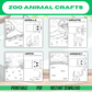 Zoo Animal Crafts (downloadable digital product)
