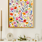 Vibrant Wildflower Garden Pattern / Floral Printable Art 5 / Premium Printable Digital Download