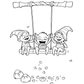 Candy Goblin Friends Halloween Colouring Book