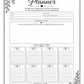 The Complete Wedding Planner – Design Number 1: Ivory and Gold Flowers (downloadable, high quality print, 100 pages)