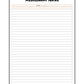 Yellow Flowers with White Dotted Pattern Teacher Planner