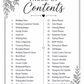 The Complete Wedding Planner – Design Number 1: Ivory and Gold Flowers (downloadable, high quality print, 100 pages)