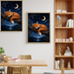 Sleeping Fox on a Branch / Foxes Printable Art 2 / Premium Printable Digital Download