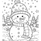 Kawaii Christmas Colouring Book 3 (downloadable digital product)