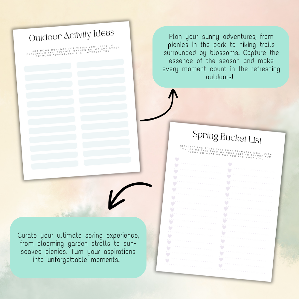 Green Spring Journal Workbook