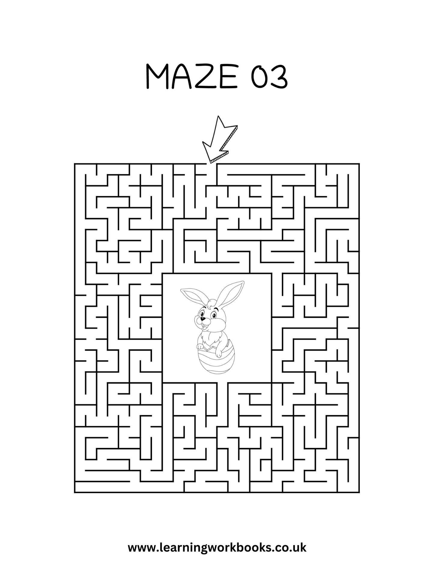 Easter Maze Puzzle Book 1