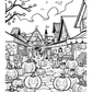 Jack-O-Lantern Town Halloween Colouring Book