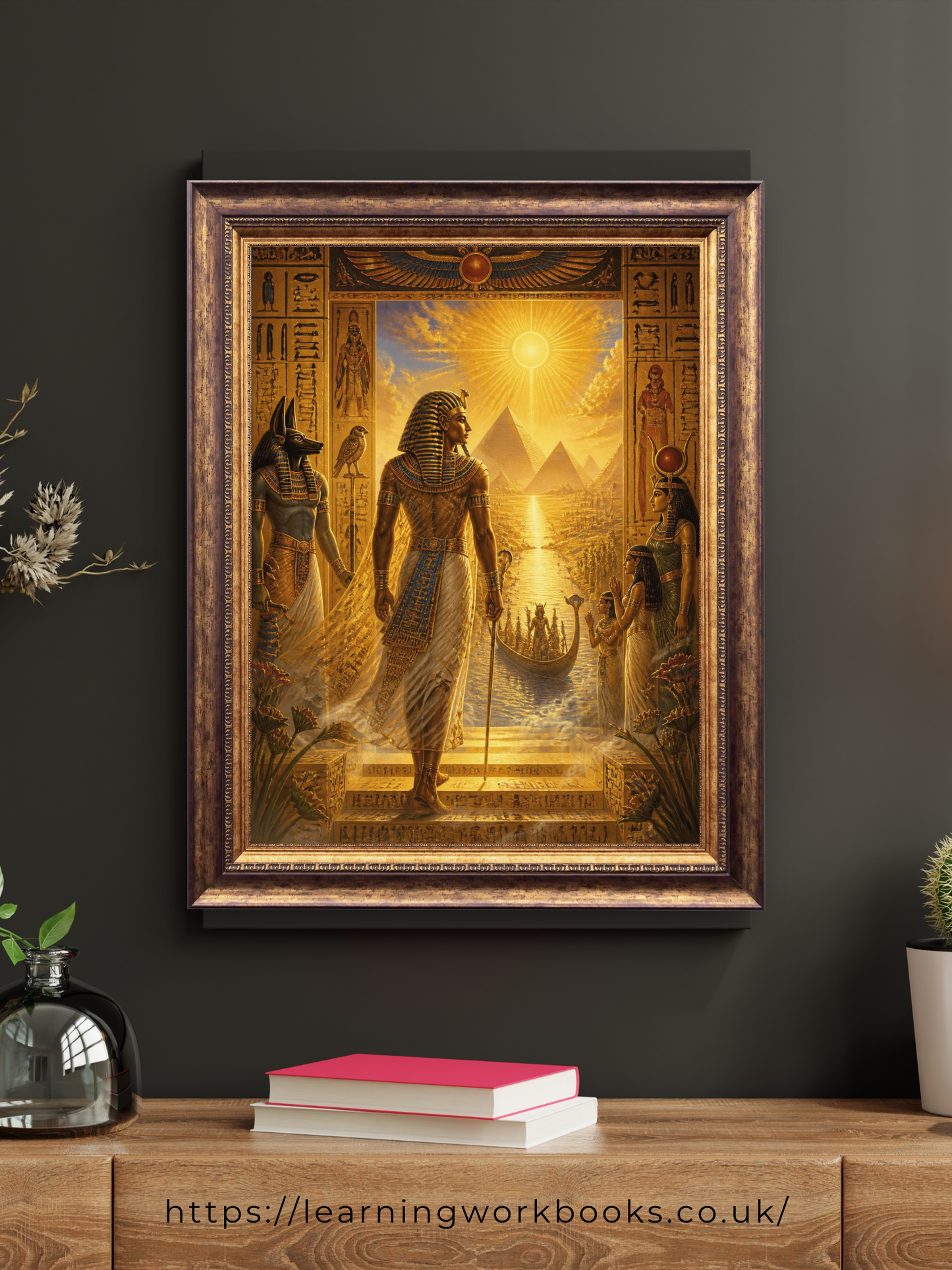 The Pharaoh's Journey into the Afterlife / Ancient Civilisation Printable Art 1 / Premium Printable Digital Download