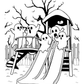 Sweet Ghost Friends Halloween Colouring Book