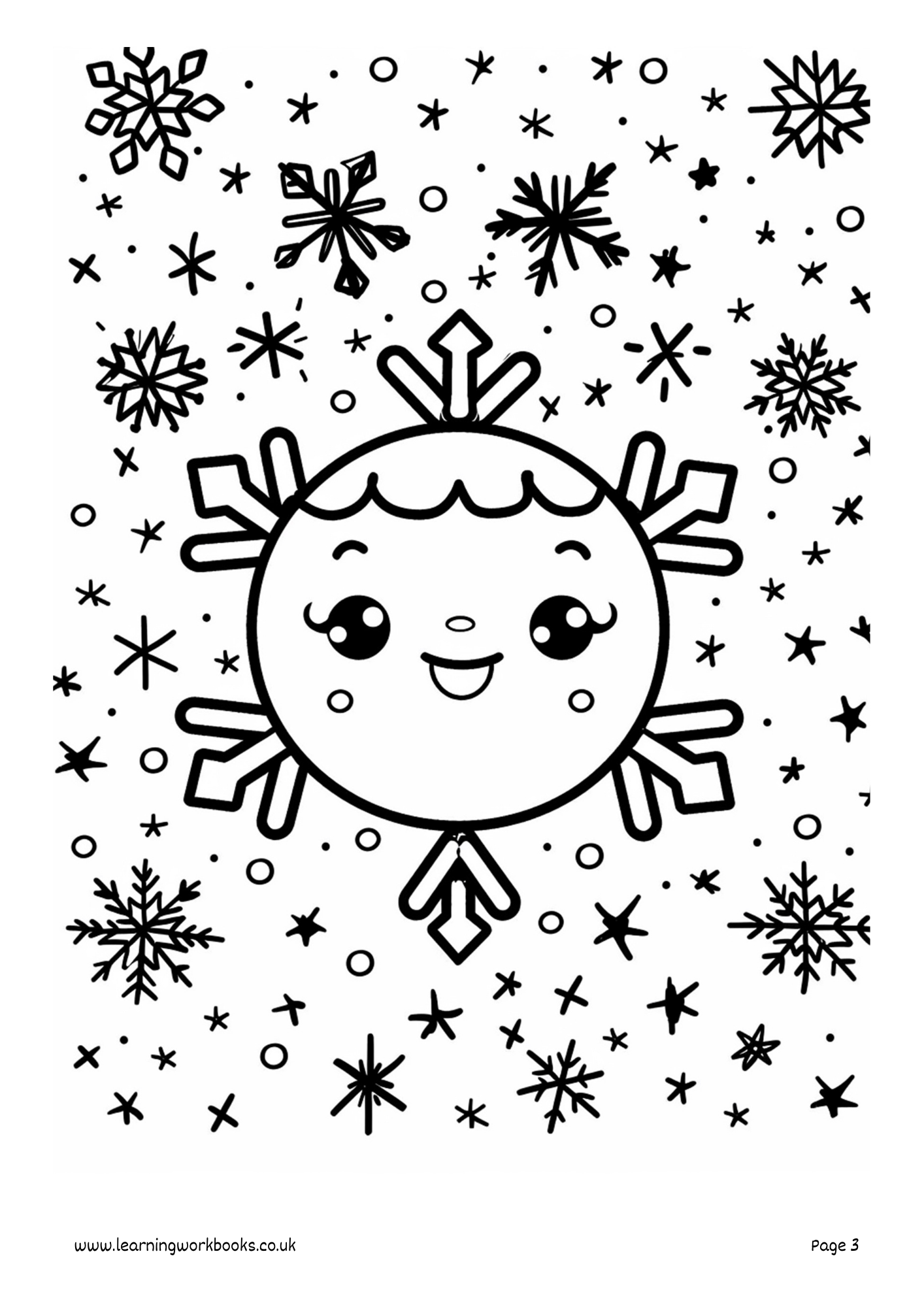 Kawaii Christmas Colouring Book 2 (downloadable digital product)