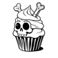 Monster Cupcakes Halloween Colouring Books