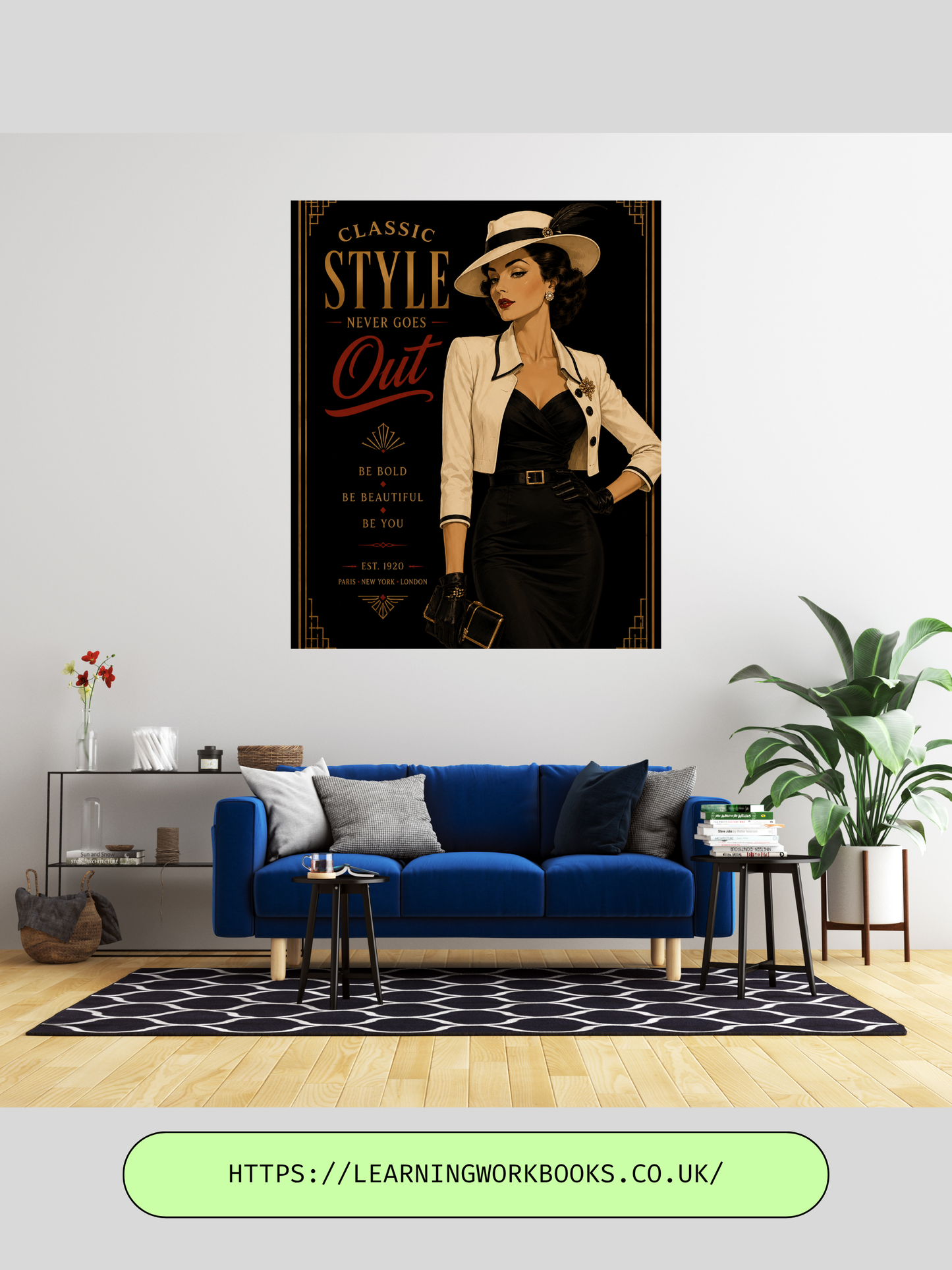 Vintage Art Deco Fashion Illustration / Vintage Women Printable Art 5 / Premium Printable Digital Download / High Resolution for High Quality Printing