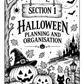 The Complete Halloween Planner / Design 1 / 100 Pages of Printable Halloween Planning Sheets