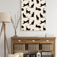 Beige Minimalist Cat Silhouette Pattern / Animal Patterns Printable Art 1 / Premium Printable Digital Download