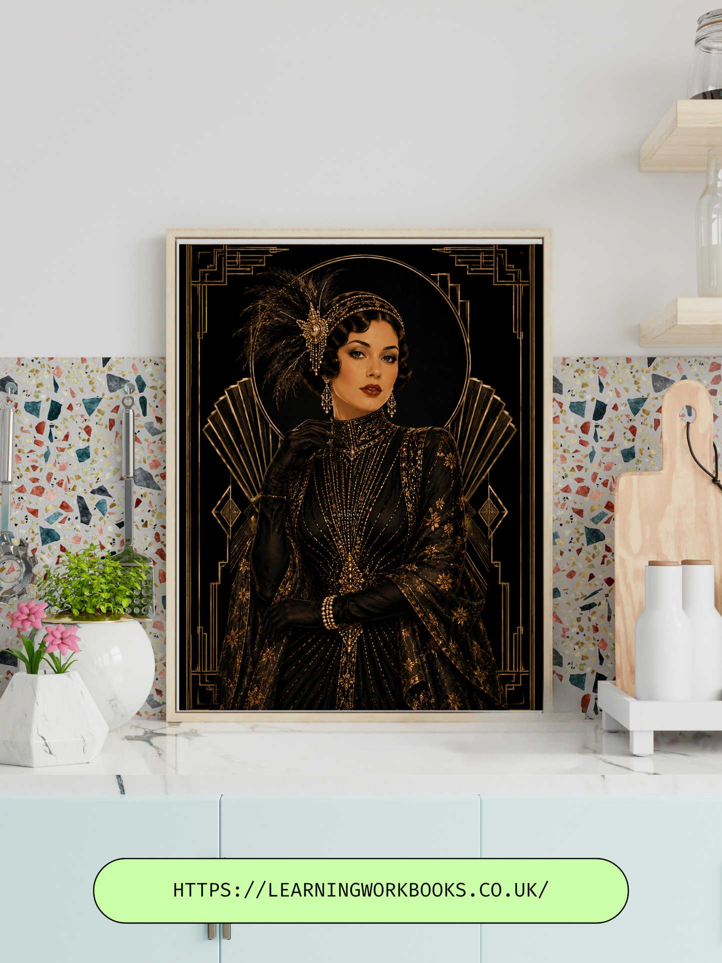 Vintage Art Deco Fashion Illustration / Vintage Women Printable Art 2 / Premium Printable Digital Download / High Resolution for High Quality Printing