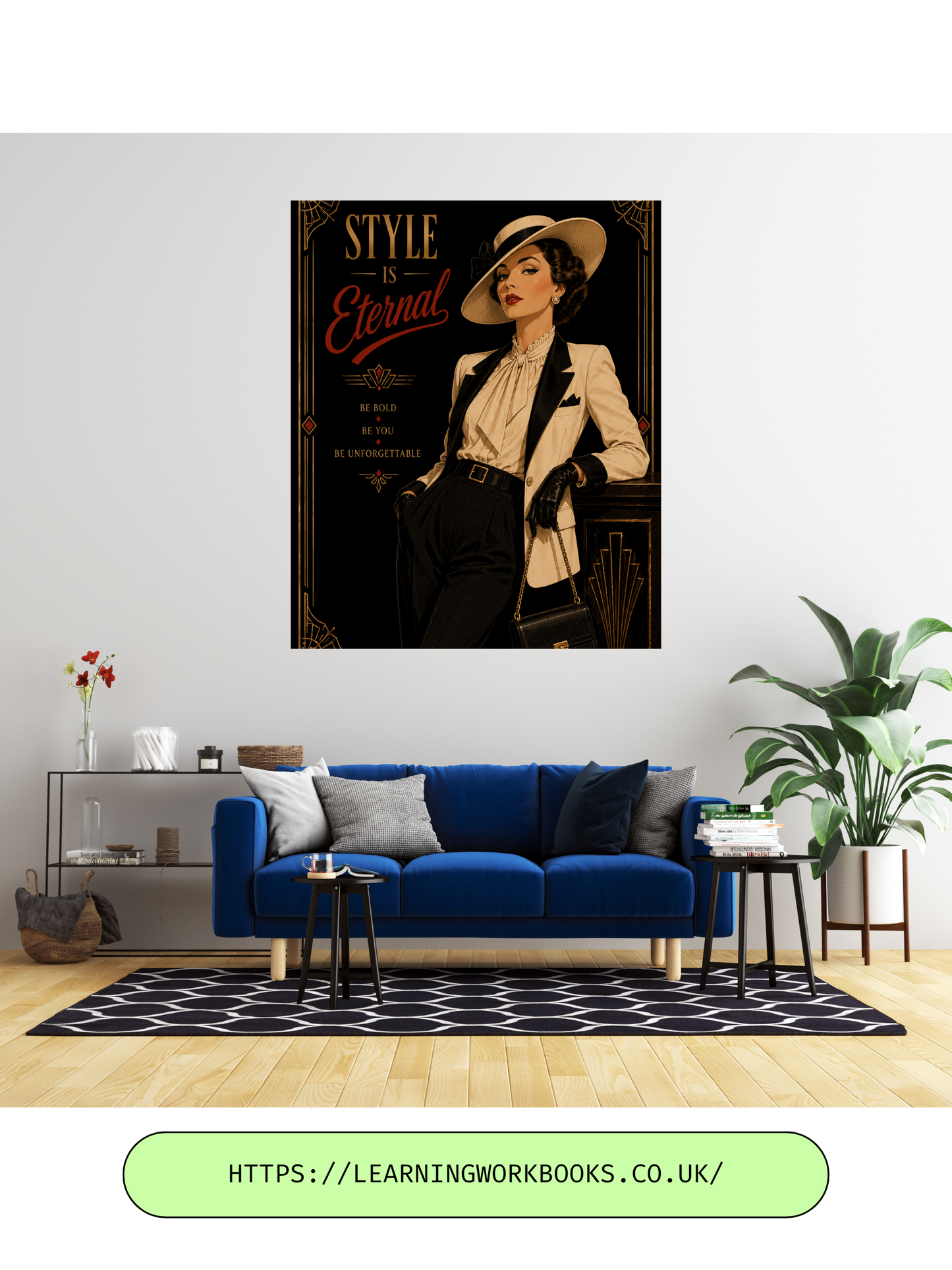 Vintage Art Deco Fashion Illustration / Vintage Women Printable Art 4 / Premium Printable Digital Download / High Resolution for High Quality Printing