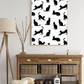 White Minimalist Cat Silhouette Pattern / Animal Patterns Printable Art 3 / Premium Printable Digital Download