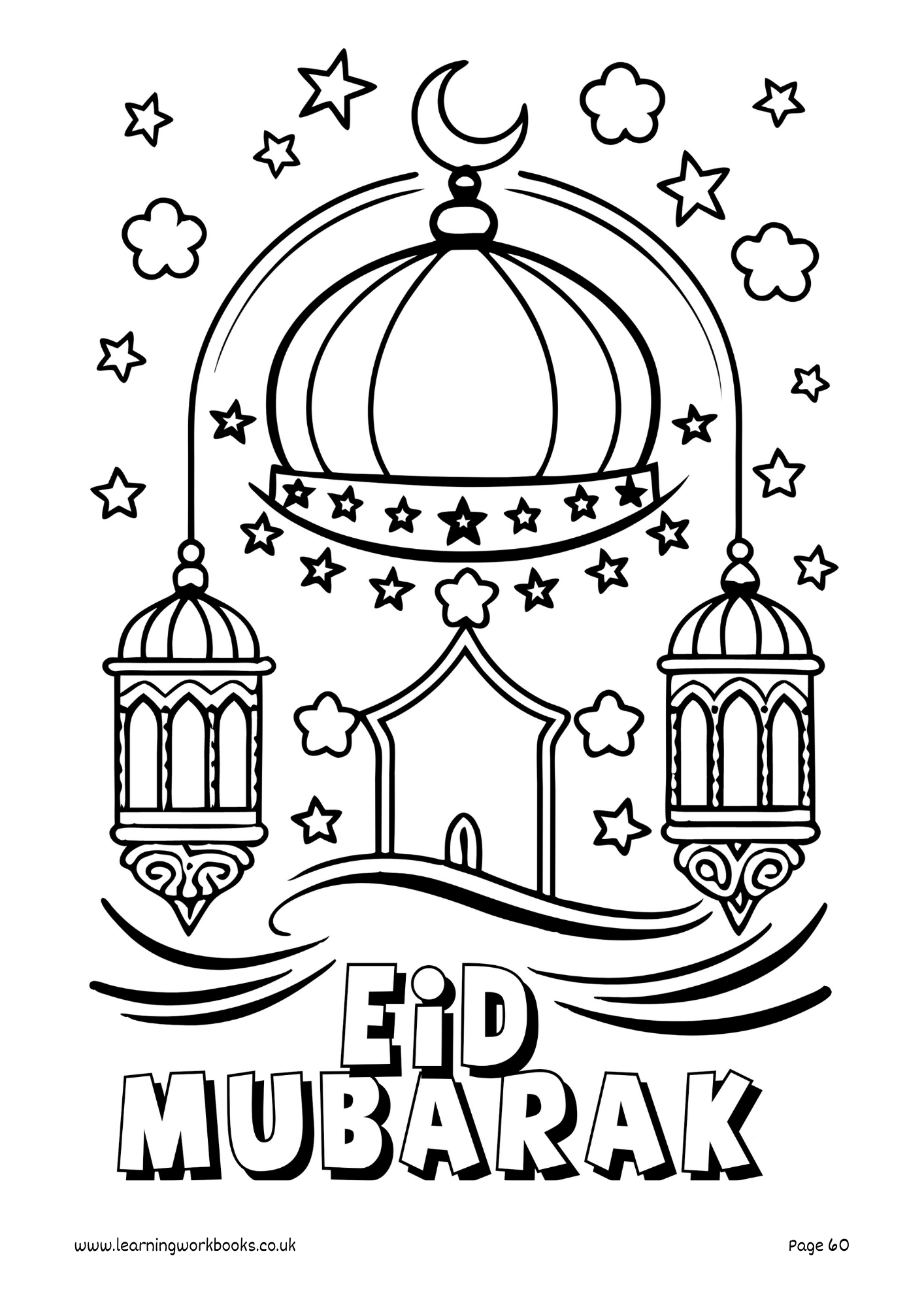 Eid Colouring Book 1 (downloadable digital product)