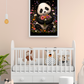 Cute Panda Holding a Bouquet / Pandas Printable Art 1 / Premium Printable Digital Download