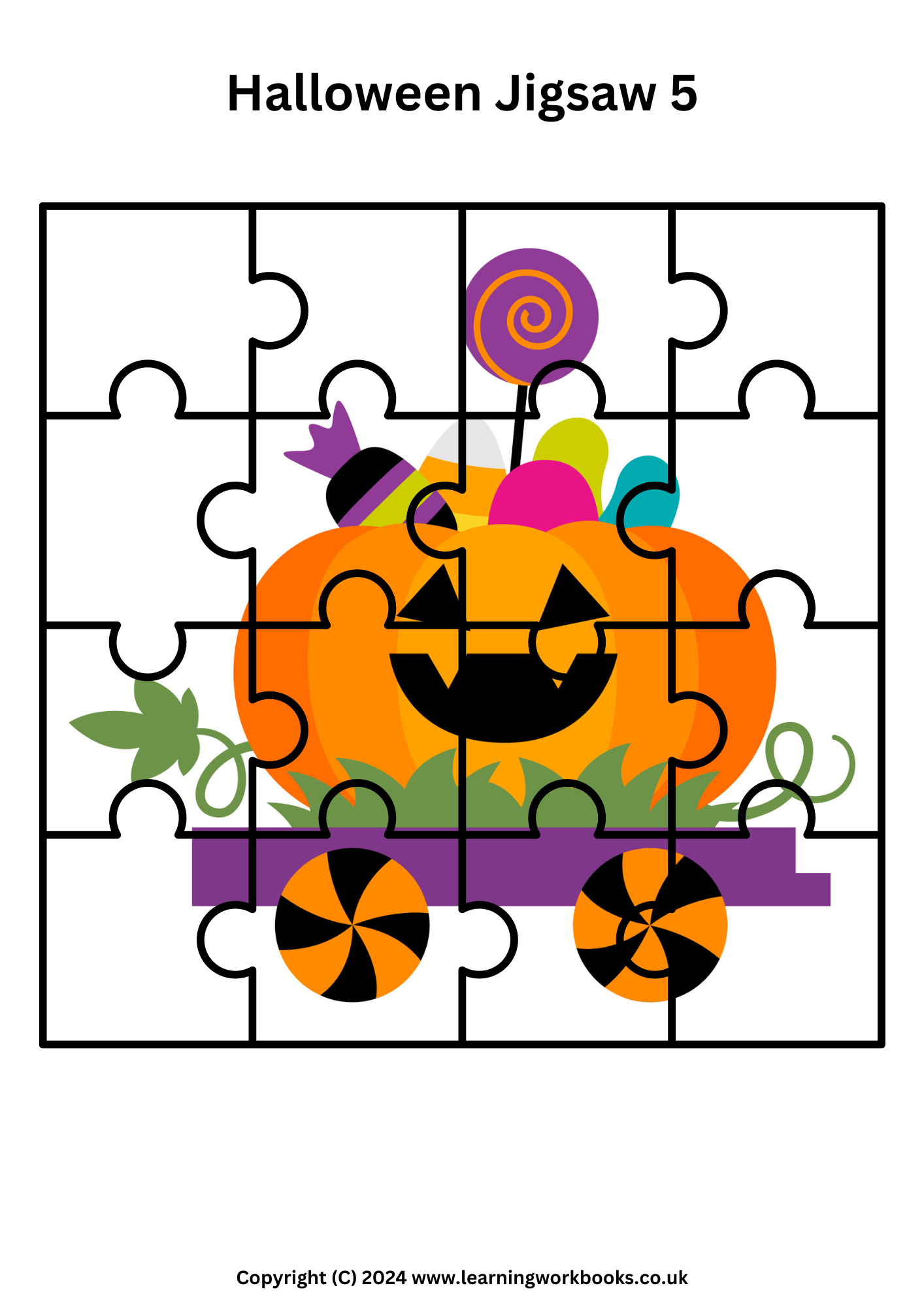 Halloween Jigsaw Book 1