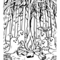 Haunted Forest Halloween Colouring Book