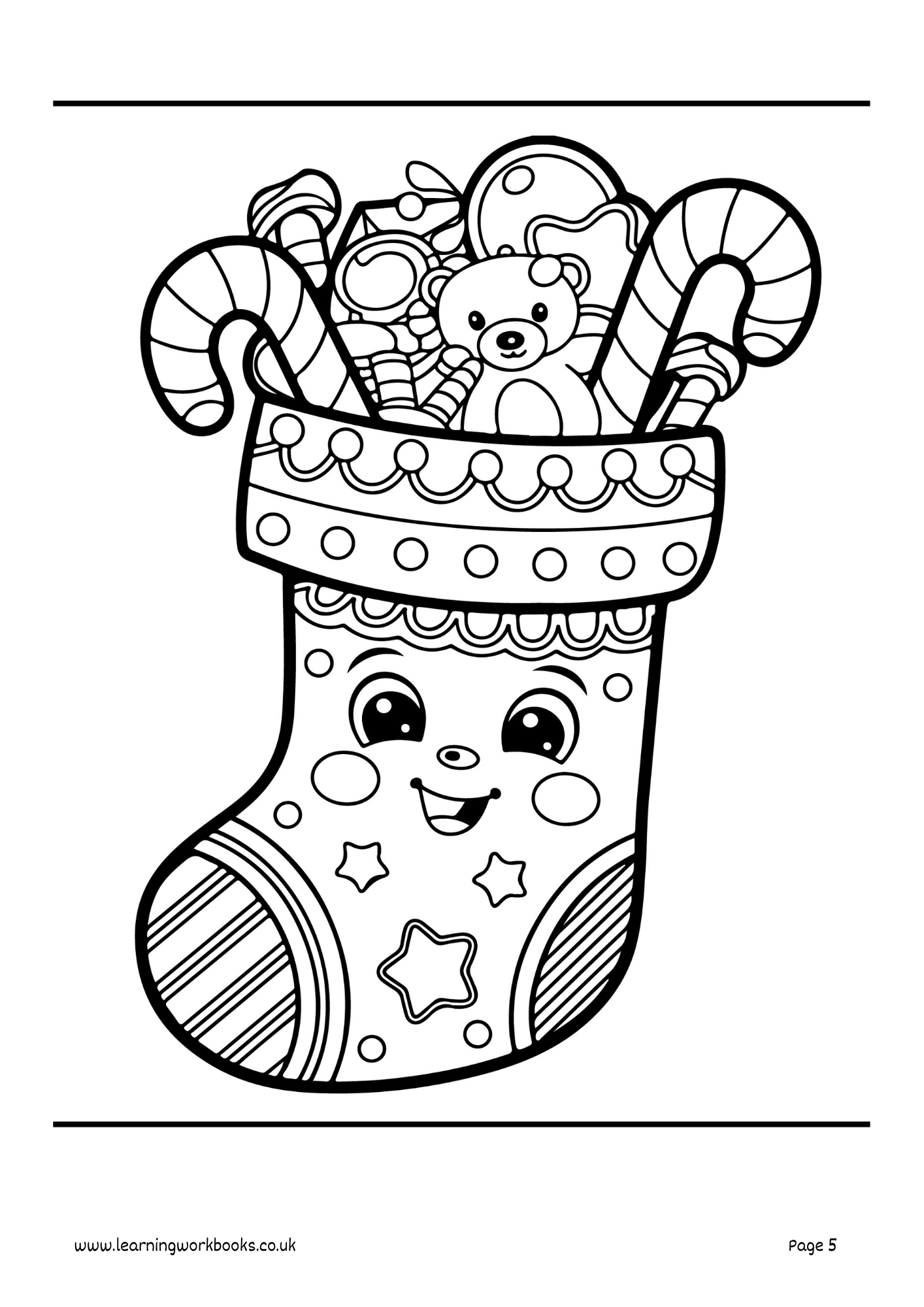 Christmas Colouring Book 10 (downloadable digital product)