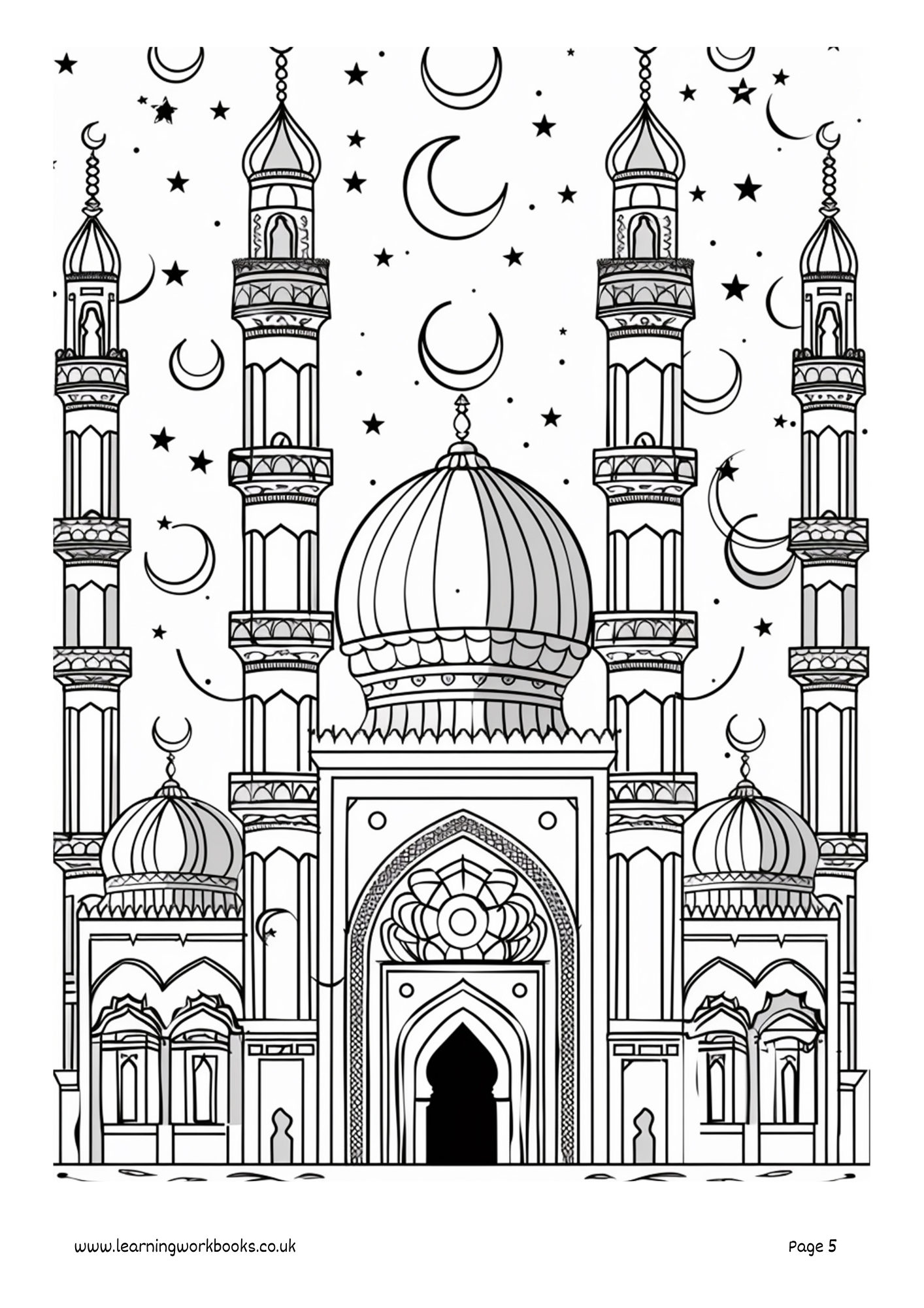 Eid Colouring Book 1 (downloadable digital product)