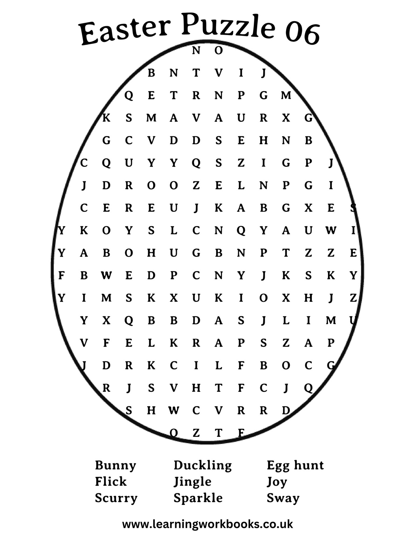 Easter Word Search Puzzle Book 3